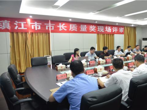 镇江市市长质量奖现场评审运动在彩神母线顺遂举行