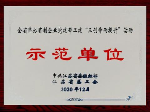 彩神集团荣获全省非公有制企业党建带工建 “三创争两提升”运动树模单位