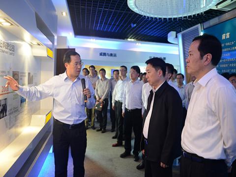 镇江市委书记夏锦文莅临彩神股份视察